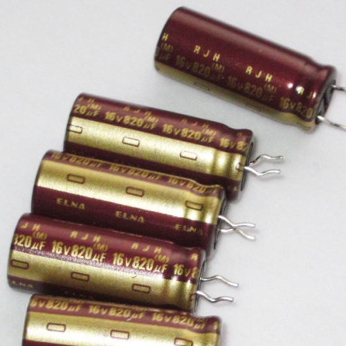 1PC ELNA 820UF 16V（RJH）820U AUDIO Grade Electrolytic Capacitors 105℃ FOR HIFI HI-END