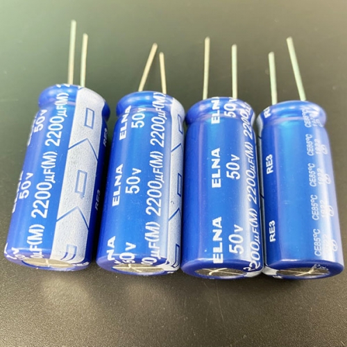 1PC ELNA 50V 2200UF RE3 85℃ AUDIO Grade Electrolytic Capacitors HFI DIY audtio parts