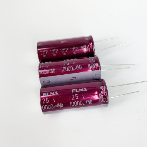 1PC ELNA 10000UF 25V 10000U 25V RA3 AUDIO Grade Electrolytic Capacitors 85℃ for tube amplifier