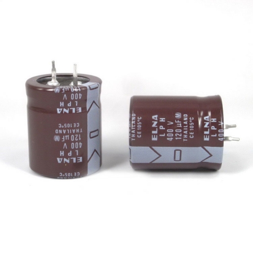 1PC ELNA 120UF 400V  LPH AUDIO Grade Electrolytic Capacitors  105℃ FOR HIFI DIY