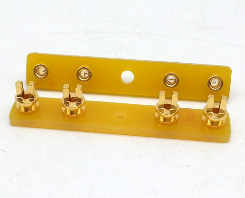 1PC EIZZ 4pins 24K Gold Plated Copper TURRET Guitar AMP TAG BOARD STRIP BOARD