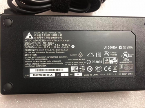 Genuine DELTA ADP-230EB T 19.5V 11.8A 230W 7.4 x 5.0mm AC Adapter For MSI GT72S GE72VR GE63VR A12-230P1A A230A006L Power Charger