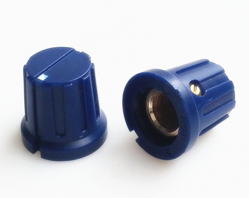 Blue Plastic potentiometer Knob 15.5*15mm for Marshall Guitar AMP Effect Pedal 6.4mm Hole YDPN-1