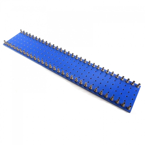 1PC Blue 300X60X3mm Tinned Copper TURRET Guitar AMP TAG BOARD STRIP BOARD 300*60*3mm