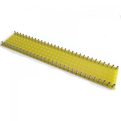 1PC Yellow 300X60X3mm Tinned Copper TURRET Guitar AMP TAG BOARD STRIP BOARD 300*60*3mm