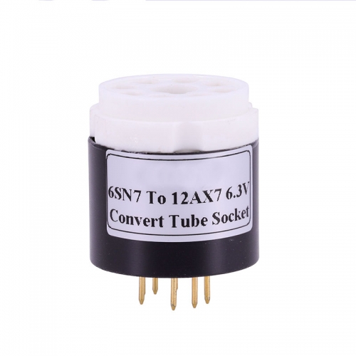 1PC 6SN7 6SL7 ECC32 ECC33 6N8P 6N9P B65 TO 12AX7 6.3V DIY Audio Vacuum Tube Amplifier Convert Socket Adapter 6SN7 TO 12AX7