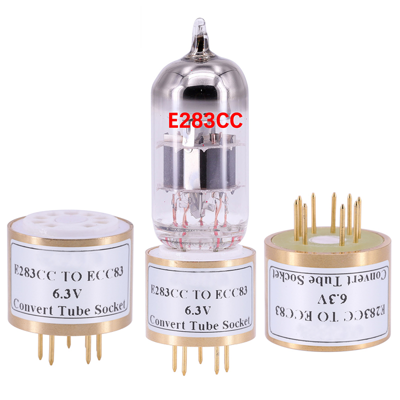 Vacuum Tube Adapter Socket Converter - 6N2 / 6H2N To 12AX7 / ECC83 (6.3v) - 1 Piece