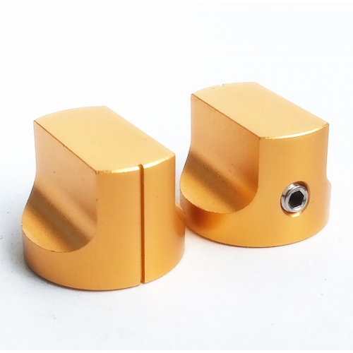 1PC 20X15mm Gold color Aluminium volume potentiometer Knob for Guitar Amplifier 6.0mm YDAN-4