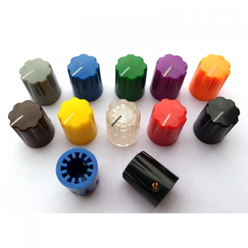 12colors Plastic potentiometer Knob 13x16mm for Marshall Guitar AMP Effect Pedal 6.4mm Hole YDPN-3