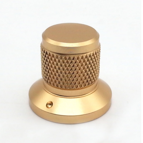 1PC 25X17X22mm Gold color Aluminium volume potentiometer Knob for  Amplifier CD player Speaker DAC 6.0mm hole YDAN-59