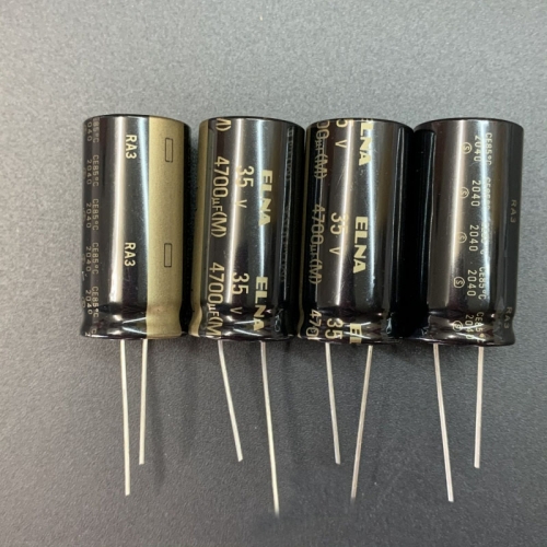 1PC  ELNA 35V 4700UF AUDIO Grade Electrolytic Capacitors 85℃  RA3 series