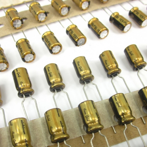 Nichicon 10uF 63V FG fine gold 63V 10U 85℃ AUDIO Grade Electrolytic Capacitors
