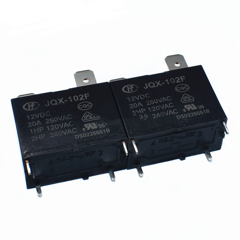 HF102F- JQX-102F-P 12VDC 4pin 20A New Original relay