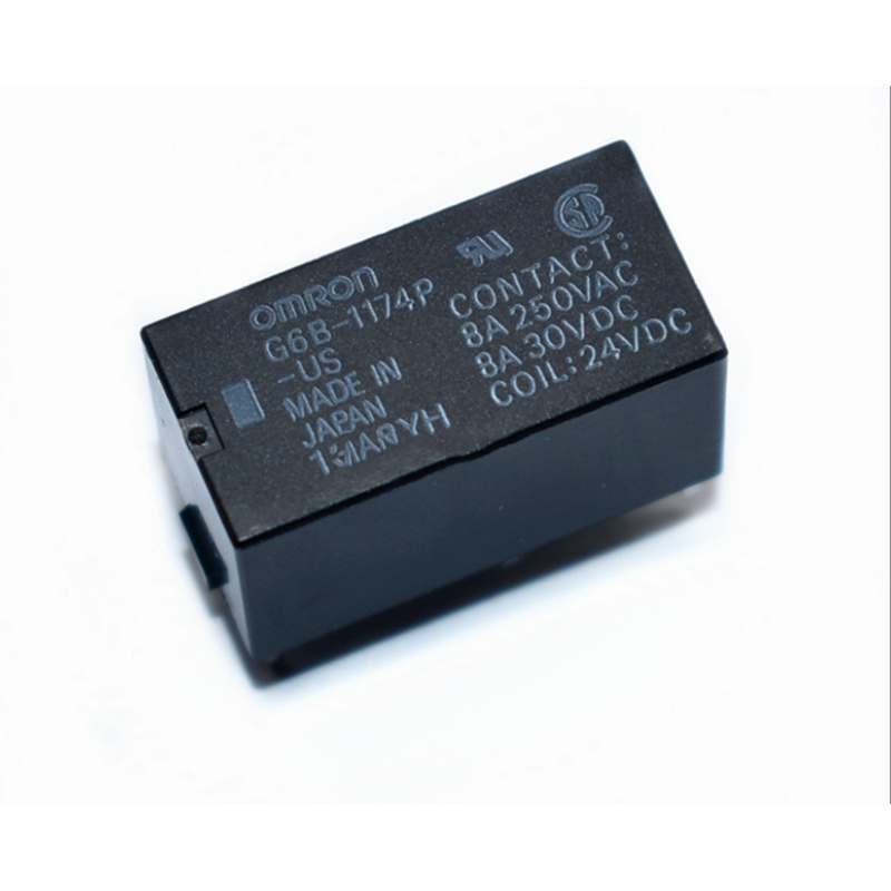 Lotto 5 Relè Omron G6B-1114P-FD-US 12VDC / 24VDC, 5A 250VAC, 4 Pin, Made In Japan