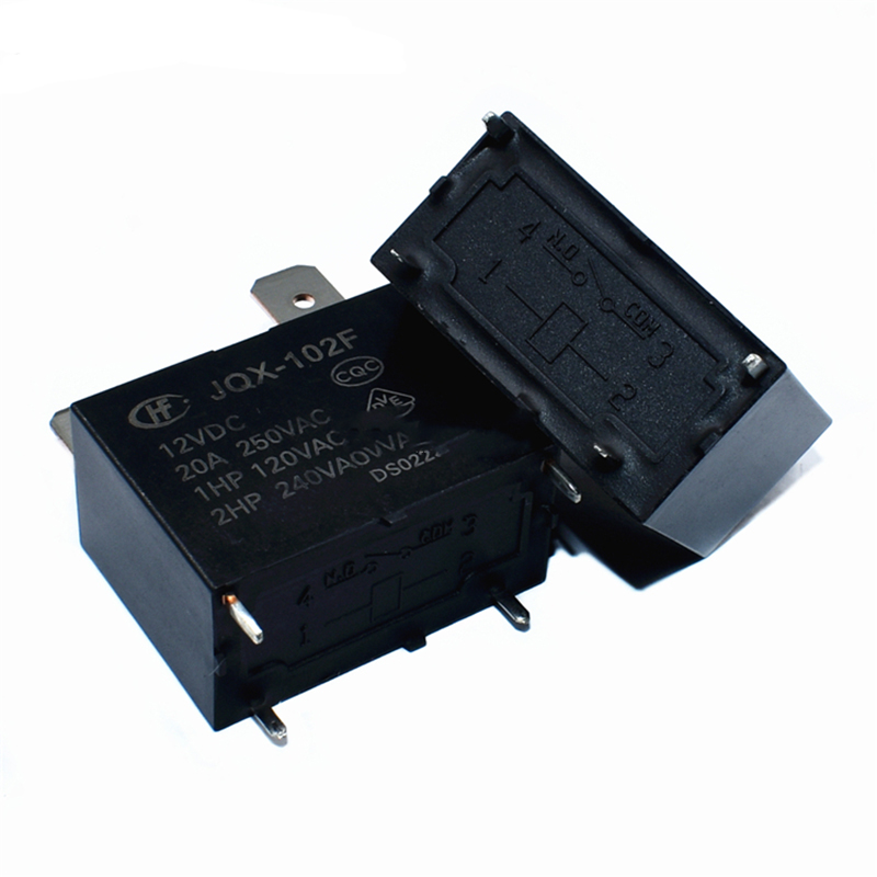 HF102F- JQX-102F-P 12VDC 4pin 20A New Original relay