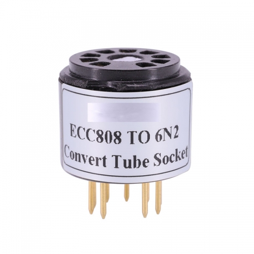 1PC bakelite ECC808 TO 6N2 6N6 E88CC ECC88 6922 6DJ8 Tube (bottom) DIY Audio Amplifier Vacuum Tube Convert Socket Adapter A