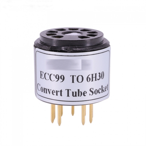 1PC bakelite ECC99 Tube (Top) TO 6H30 Tube (bottom) DIY Audio Amplifier Vacuum Tube Convert Socket Adapter A