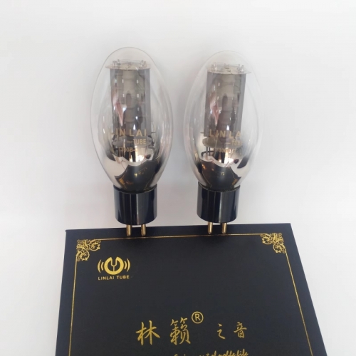 2pcs LINLAI 7300B-D Titanium Screen D-Series Vacuum Tube Amp 300B Matched Pair