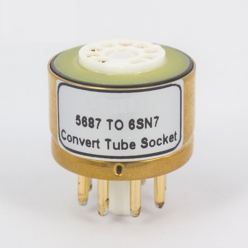 1PC E182CC 7044 7119 5687 TO 6SN7 6SL7 ECC32 ECC33 6N8P 6N9P B65 DIY HIFI Audio Vacuum Tube Amplifier Convert Socket Adapter