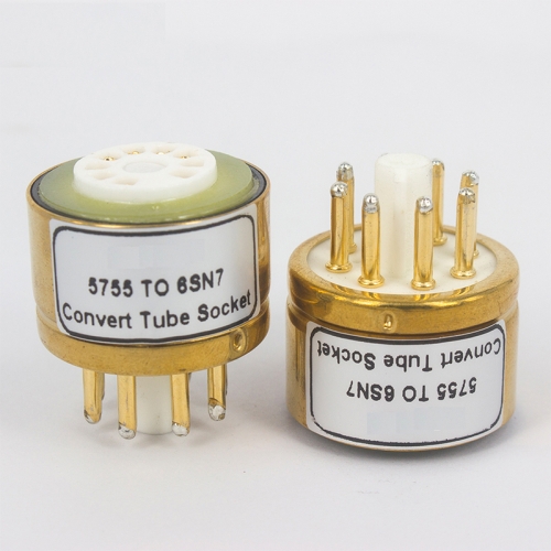 1PC 420A WE420A 5755 TO 6SN7 6SL7 ECC32 ECC33 6N8P 6N9P B65 DIY HIFI Audio Vacuum Tube Amplifier Convert Socket Adapter