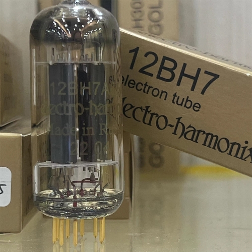 1PC NEW Audio Valve Vacuum Electro-Harmonix EH-12BH7 12BH7 Gold plated pin