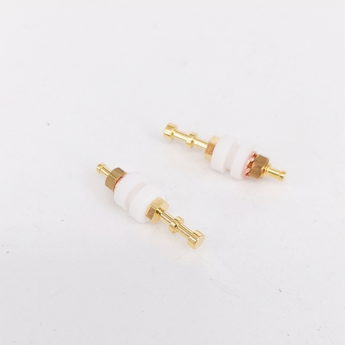 10pcs 24K Gold Plated Copper Turrets Posts Lugs FOR Tube Amp Tag Board