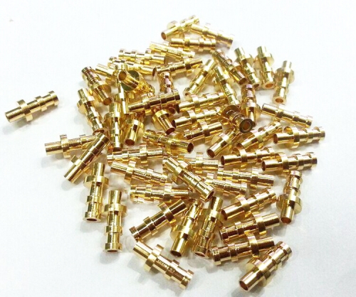 100PCs/set Gold Plated Copper Turrets Posts Lugs FOR 3mm Tube Guitar Amp Tag Board