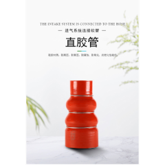 Yutong Bus Silicone Hose 1119-00074 | Rubber Pipe Tube Φ63-Φ102 L=210