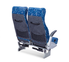 High-Back Bus Passenger Seat for Coaches and Public Buses – Fabric Upholstery