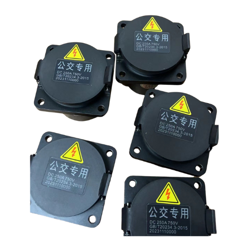 High-current DC charging interface for Yutong, Higer, Kinglong EV buses