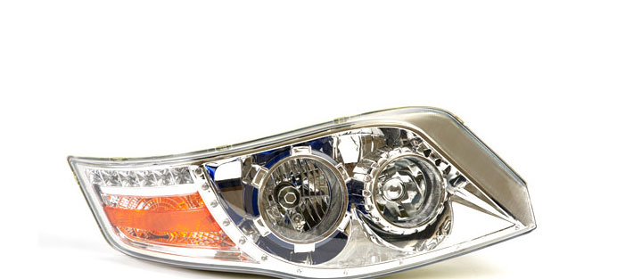 Yutong bus ZK6107H OEM replacement headlight QA697
