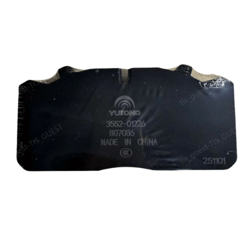 Genuine Yutong Bus Brake Pad 3552-01226 | High-Performance Braking