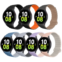 Silicone Magnetic Strap for Galaxy Watch 4 Classic 5 Pro