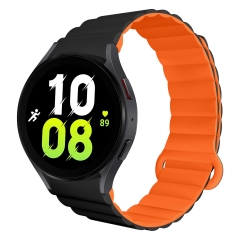 Silicone Magnetic Strap for Galaxy Watch 4 Classic 5 Pro