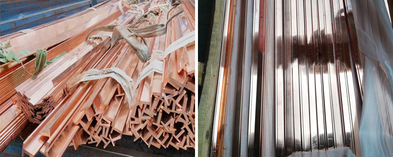 Triangle Shaped Copper Profiles