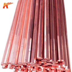 Copper Hexagon Rod
