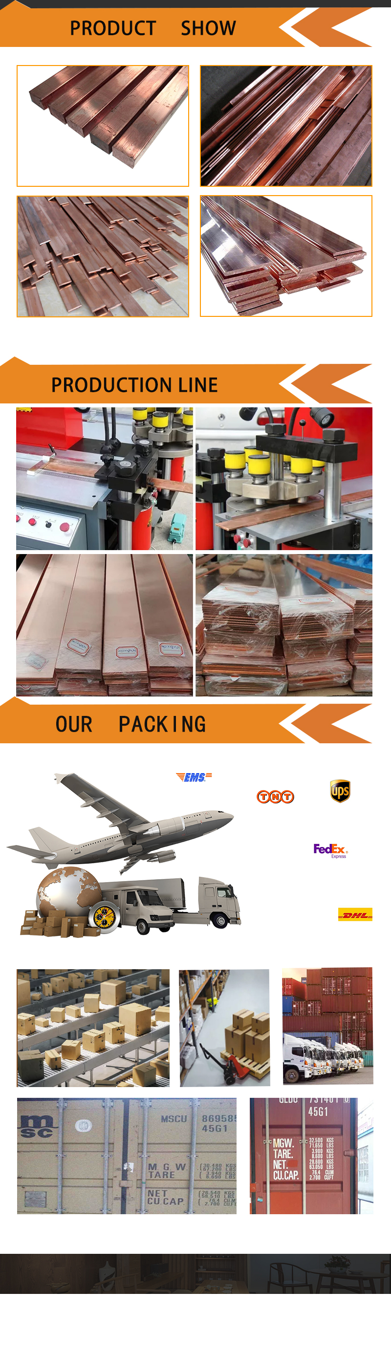 C104 Copper Flat Bar