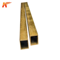 CuZn33 Rectangle Brass Tube