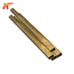 CZ101 Rectangle Brass Tube