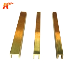 CuZn37 Brass Channels