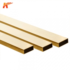 CZ108 Rectangle Brass Tube