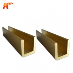 CuZn10 Brass Channels