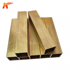 CuZn10 Square Brass Tube