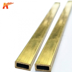 CuZn33 Square Brass Tube