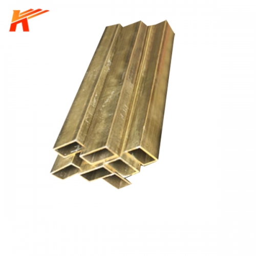 CuZn33 Rectangle Brass Tube