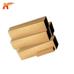 CuZn10 Rectangle Brass Tube