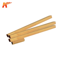CuZn5 Rectangle Brass Tube
