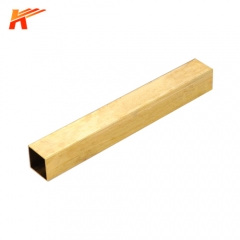 CuZn5 Square Brass Tube