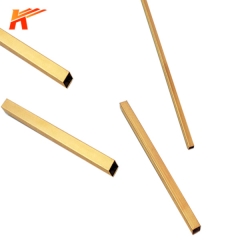 CuZn37 Rectangle Brass Tube