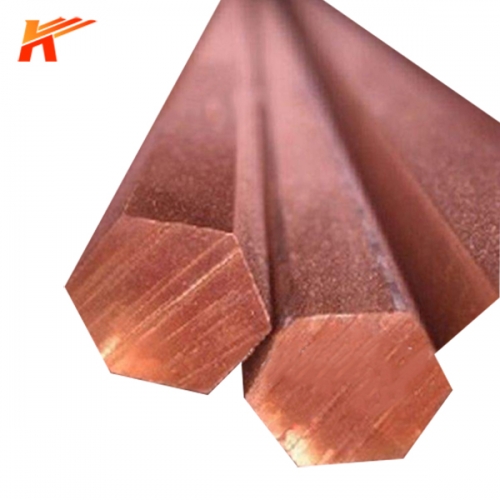 Copper Hexagon Rod